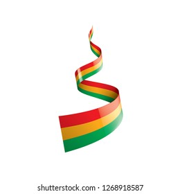 Bolivia flag, vector illustration on a white background.