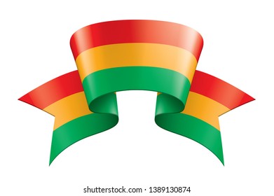 Bolivia flag, vector illustration on a white background.