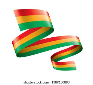 Bolivia flag, vector illustration on a white background.