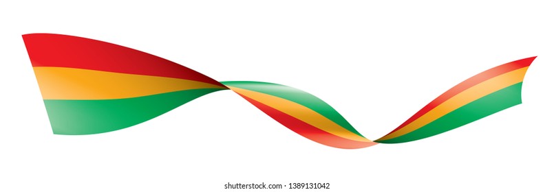 Bolivia flag, vector illustration on a white background.