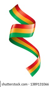 Bolivia flag, vector illustration on a white background.