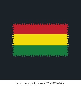 Bolivia Flag Vector. National Flag