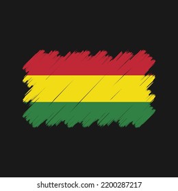 Bolivia Flag Vector. National Flag