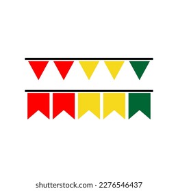 Bolivien-Flaggen-Symbol-Set, Bolivien-Symbol für Unabhängigkeit-Tag-Symbol