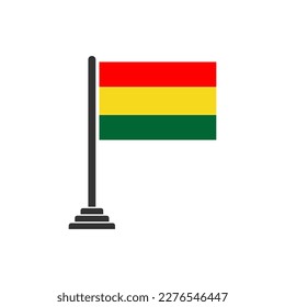 Indicadores de Bolivia conjunto de iconos, símbolo del símbolo del día de la independencia de Bolivia