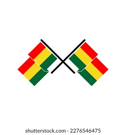 Bolivia flags icon set, Bolivia independence day icon set vector sign symbol