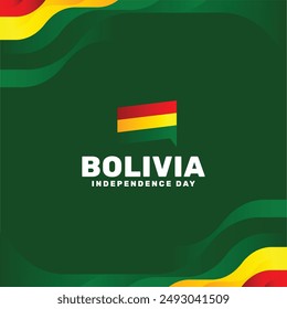 Bolivia Independence Day Background Design