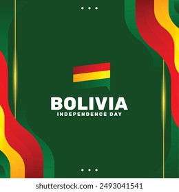 Bolivia Independence Day Background Design