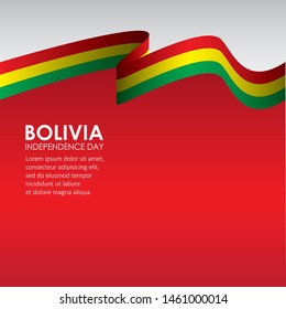 Bolivia Independence Day Celebration Creative Design Illustration Vector Template