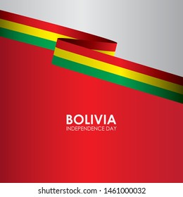 Bolivia Independence Day Celebration Creative Design Illustration Vector Template