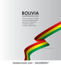 Bolivia Independence Day Celebration Creative Design Illustration Vector Template