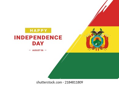 Bolivia Independence Day. Vector Illustration. The illustration is suitable for banners, flyers, stickers, cards, etc.