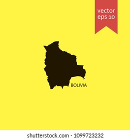 bolivia map. bolivia map icon. sign design. Vector EPS 10.