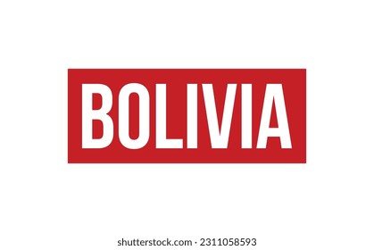 Vector de sellos de goma de Bolivia