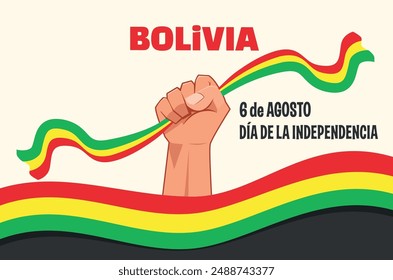Bolivian Independence Day. elements that refer to culture. Vector elements.