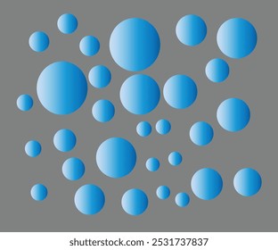 Boll Blue Round Circle Field