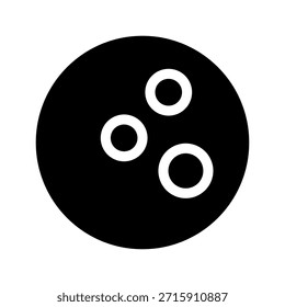 Vektorsymbol-Entwurfsgrafik mit Bolling