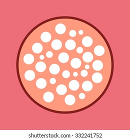 Bologna Sausage Vector