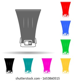 Bolometer multi color style icon. Simple glyph, flat vector of measuring elements icons for ui and ux, website or mobile application
