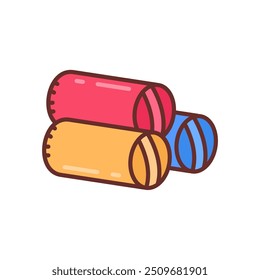 Bolster Filled Icons , Vector illustration