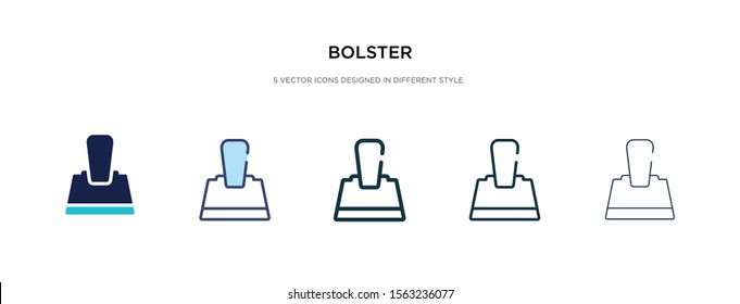 bolster icon in different style vector illustration. two colored and black bolster vector icons designed in filled, outline, line and stroke style can be used for web, mobile, ui