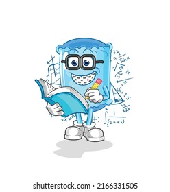 the bolster pillow geek cartoon. cartoon mascot vector