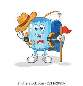 the bolster pillow scout vector. cartoon character