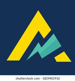 A Bolt 3D Alphabet Logo