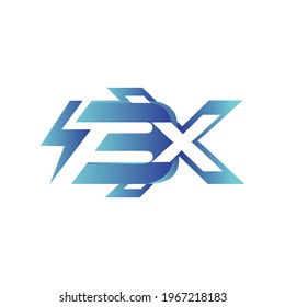 Bolt 3X Logo Design Vector.