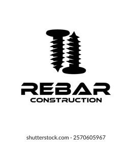 bolt construction logo design template
