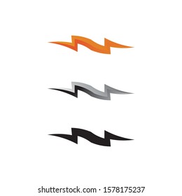 bolt electric Vector lightning icon logo and symbols