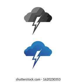 bolt electric Vector lightning icon logo and symbols