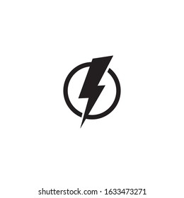bolt electric Vector lightning icon logo and symbols