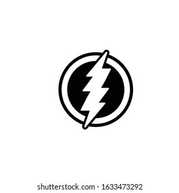 bolt electric Vector lightning icon logo and symbols
