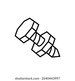 Bolt Element Icon Graphic  Symbol Design