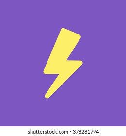 Bolt Flat Vector Icon