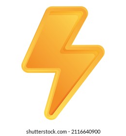 Bolt gameplay icon cartoon vector. Interface gold. Machine interface