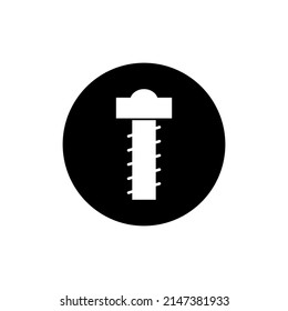 Bolt icon in black round
