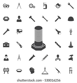 bolt icon. Construction icons universal set for web and mobile