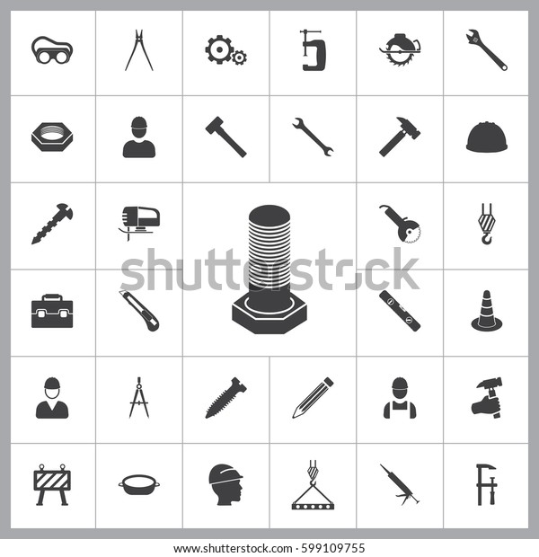bolt icon. Construction icons universal set for\
web and mobile