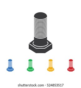 bolt icon. Construction tools icons universal set for web and mobile