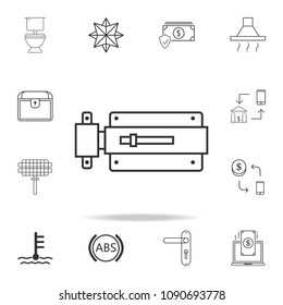 bolt icon. Detailed set of web icons and signs. Premium graphic design. One of the collection icons for websites, web design, mobile app on white background