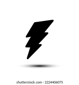Bolt icon. flat design vector illustration for web and mobile