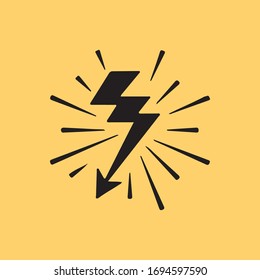 Bolt Icon for Graphic Design Projects