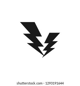 Bolt icon graphic template design vector