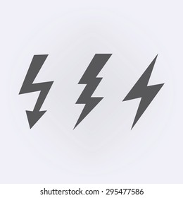 Bolt icon set