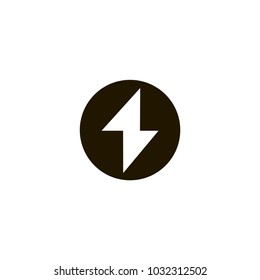 bolt icon. sign design