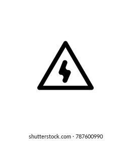 bolt icon. sign design