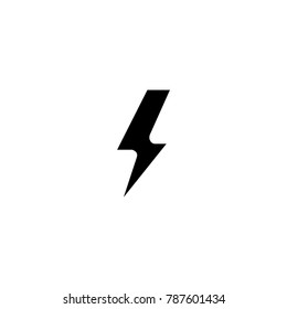 bolt icon. sign design
