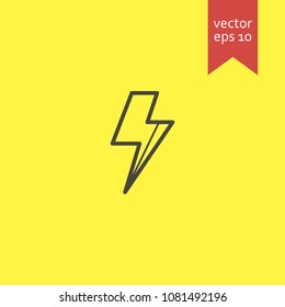 bolt. bolt icon. sign design. Vector EPS 10